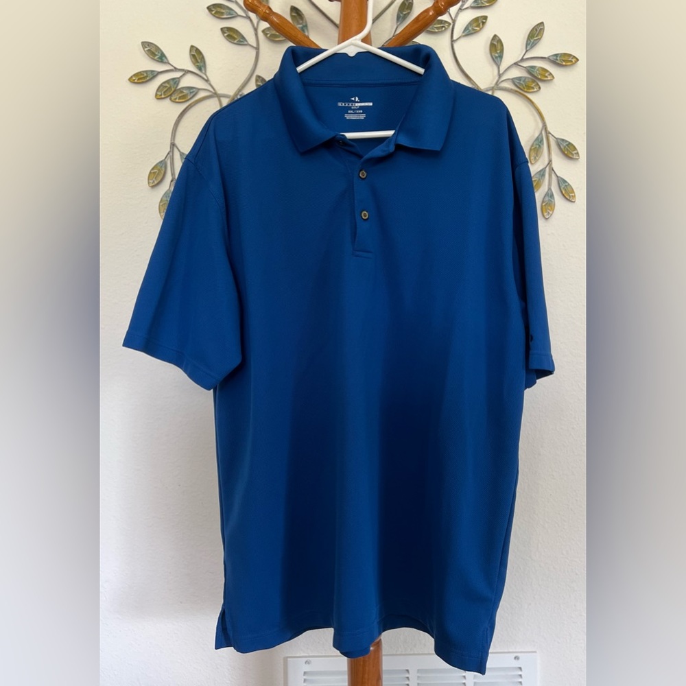 Grand Slam Men's Classic Blue Polo Shirt